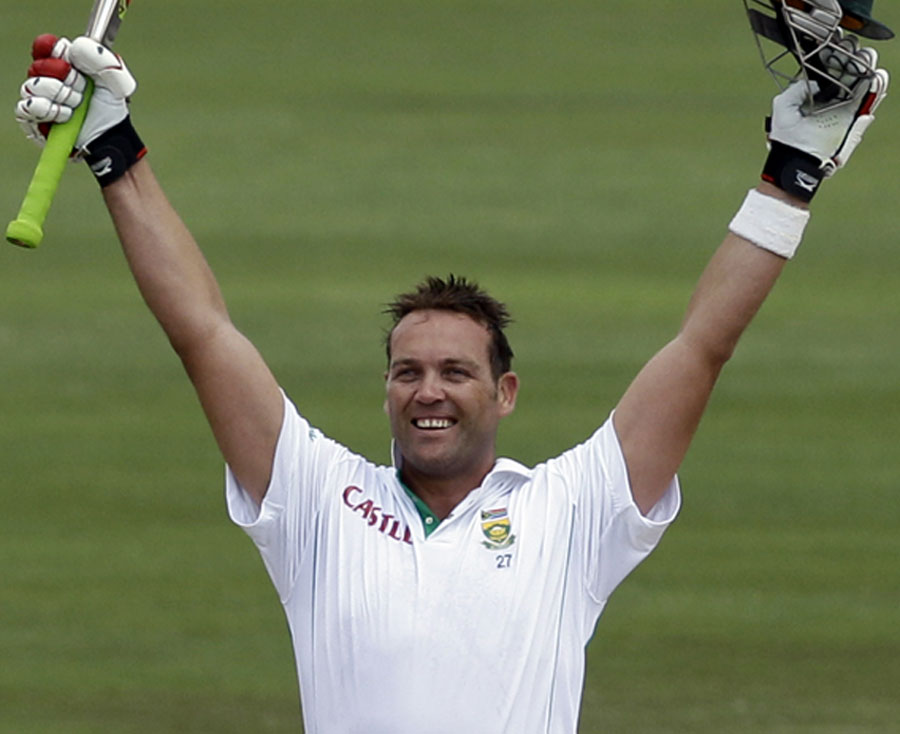 Jacques Kallis reaches his first double-century in Tests