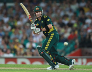 Michael Clarke's 82 from 70 balls set Australia up for their fifth victory of the ODI series at Sydney