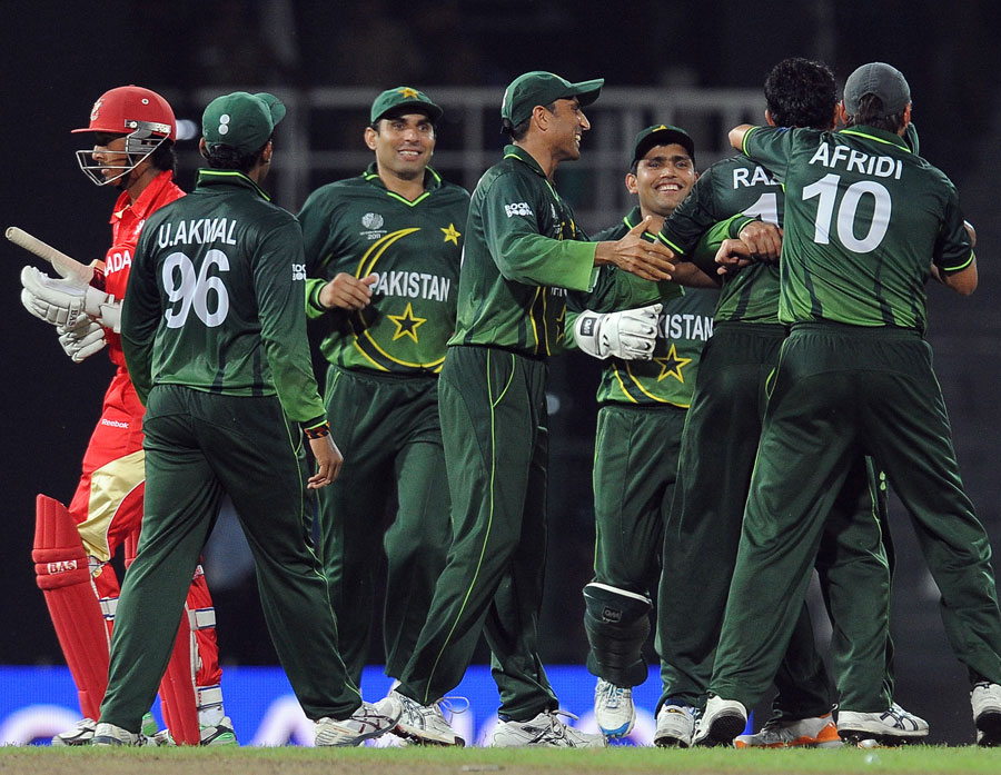Pakistan get-together after the wicket of Nitish Kumar