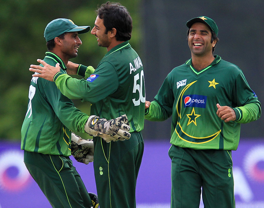 Saeed Ajmal picked up four wickets, conceding 35 runs from his 10 overs