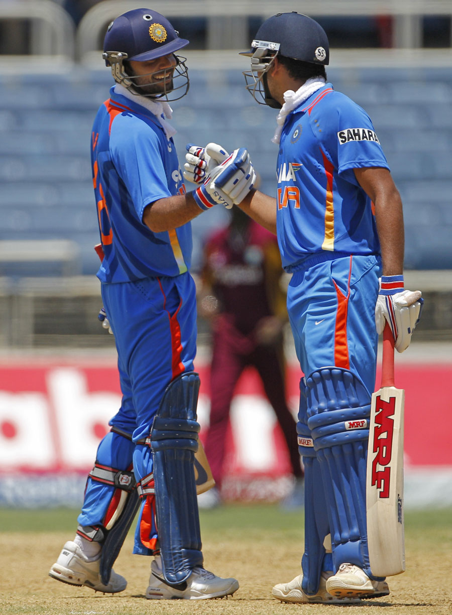 Virat Kohli and Rohit Sharma added 110 for the fourth wicket