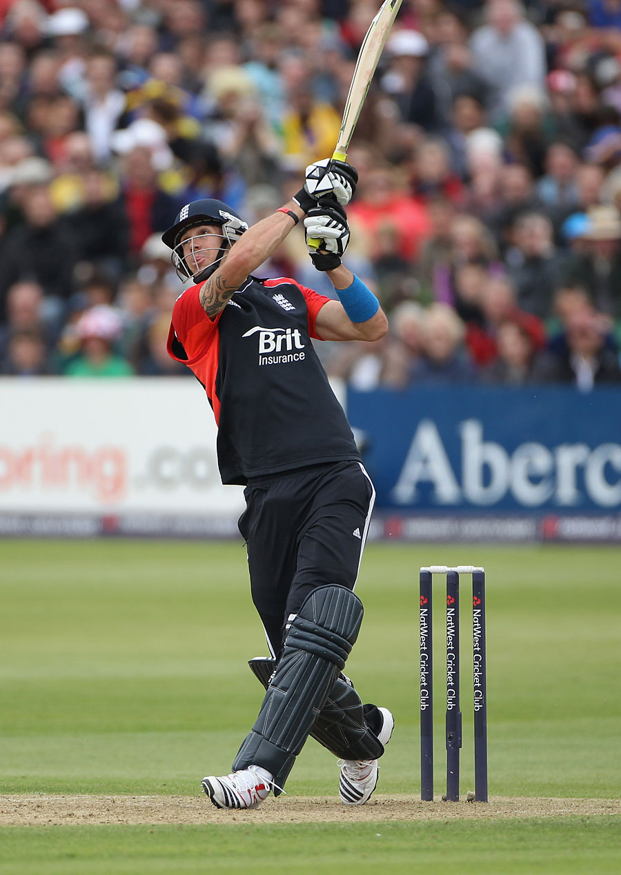 Kevin Pietersen struck some powerful blows during his 27-ball 41