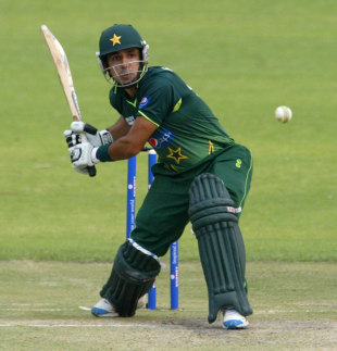 Rameez Raja lines up a big shot, Zimbabwe v Pakistan, 1st Twenty20, Harare, September 16, 2011