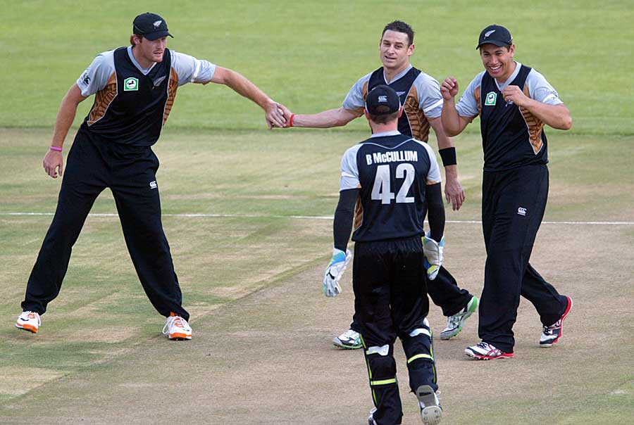 Nathan McCullum bowled tightly to restrict Zimbabwe