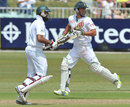 Hashim Amla and AB de Villiers during their 76-run stand 