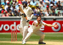 R Ashwin survived a close call for lbw against James Pattinson