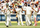 Michael Clarke was bowled by Ishant Sharma for just one