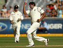R Ashwin is pumped up after trapping Nathan Lyon lbw