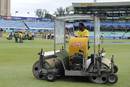 Wet conditions delayed the start of play in Durban