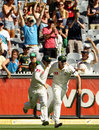 David Warner took the catch that sealed the Test for Australia