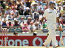 MS Dhoni exits after edging to slip for 2