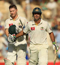 Michael Clarke and Ricky Ponting's put on an unbroken stand of 251