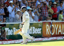 Sachin Tendulkar walks back to a standing ovation in possibly his last Test innings in Australia