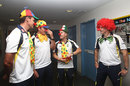 Australia players prepare to meet patients on a visit to Sydney Children's Hospital
