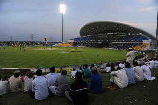 The Sheikh Zayed Stadium filled up in the second innings, Pakistan v England, 2nd ODI, Abu Dhabi, February 15, 2012