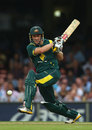 David Hussey's fluent 58 was the only contribution of note for Australia