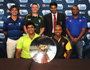 The captains of the six teams in the ICC World Cricket League Division 5