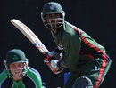 Rakep Patel waits for the ball during his 42 not out