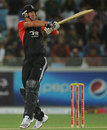 Kevin Pietersen gets on his toes to pull 