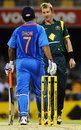 There was plenty of banter between Brett Lee and MS Dhoni