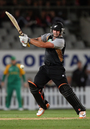 Jesse Ryder made a half-century on return from injury, New Zealand v South Africa, 3rd Twenty20, Auckland, February 22, 2012