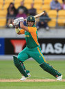 JP Duminy cuts during his knock of 46