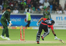 Samit Patel was run out by a direct hit from Saeed Ajmal