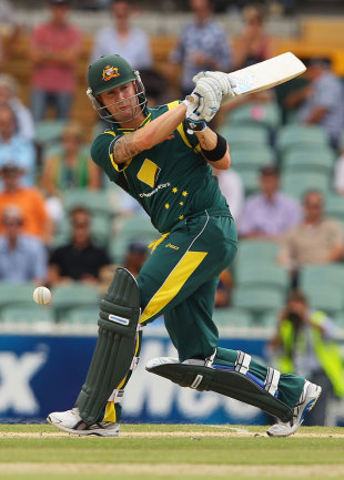 Michael Clarke maintained a rapid scoring-rate, Australia v Sri Lanka, Commonwealth Bank Series, 2nd final, Adelaide, March 6, 2012 