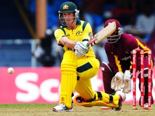 George Bailey scored 48 on one-day debut, West Indies v Australia, 1st ODI, St Vincent, March 16, 2012