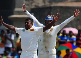 Rangana Herath took 6 for 74, Sri Lanka v England, 1st Test, Galle, 2nd day, March 27, 2012