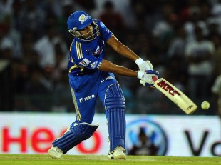Rohit Sharma hit 50 off 30 balls, Kings XI Punjab v Mumbai Indians, IPL, Mohali, April 25, 2012