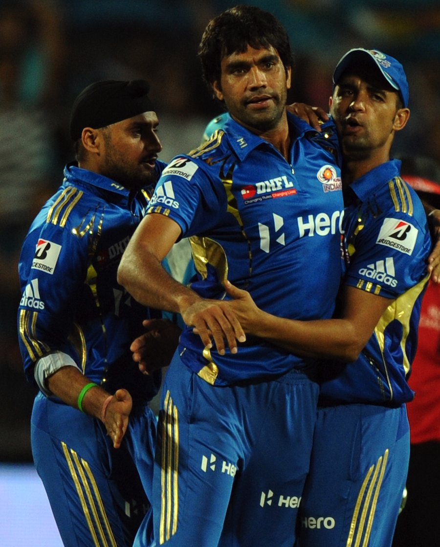 Munaf Patel defended 11 in the final over to earn a one-run win