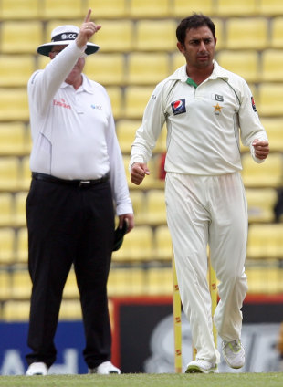 Saeed Ajmal dismissed Thilan Samaraweera for 73, Sri Lanka v Pakistan, 3rd Test, Pallekele, 3rd day, July 10, 2012