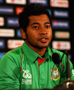 Mushfiqur Rahim addresses the media, World Twenty20 2012, Colombo, September 13, 2012