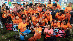 Dhaka Gladiators have won the BPL for the second time, Dhaka Gladiators v Chittagong Kings, BPL final, Mirpur, February 19, 2013