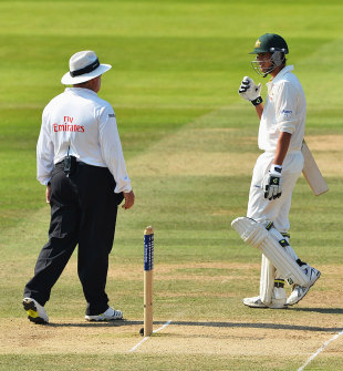 Ashton Agar was perplexed when his decision was overturned, England v Australia, 2nd Investec Test, Lord's, 4th day, July 21, 2013