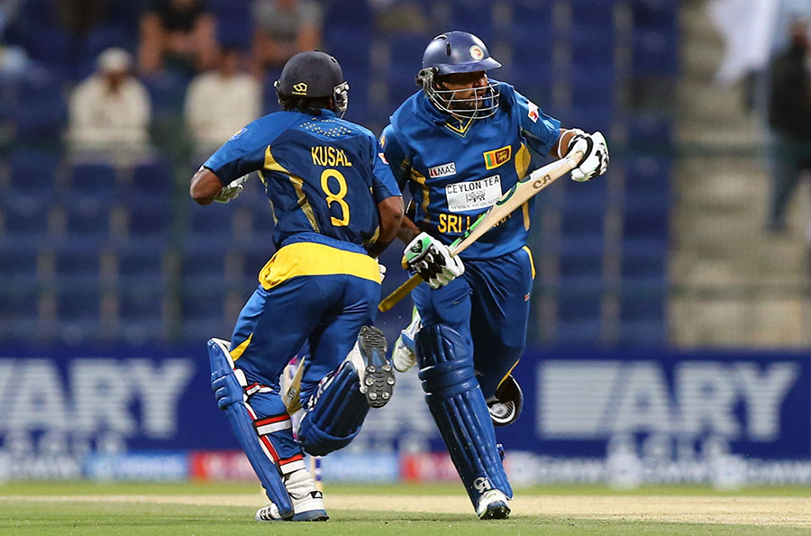 Kusal Perera and Tillakaratne Dilshan put on 75 for the first wicket