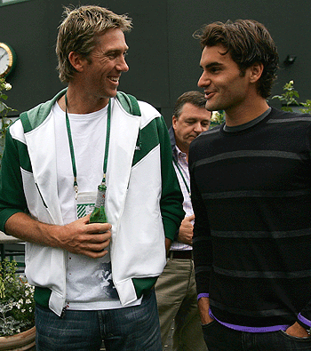 roger federer wallpapers. Roger Federer meets Glenn