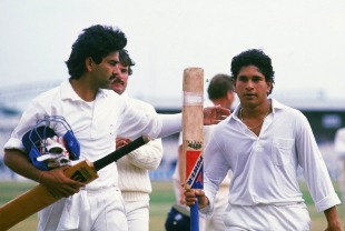 Sachin Tendulkar saved India from defeat with his maiden Test century, England v India, 2nd Test, Old Trafford, August 14, 1990