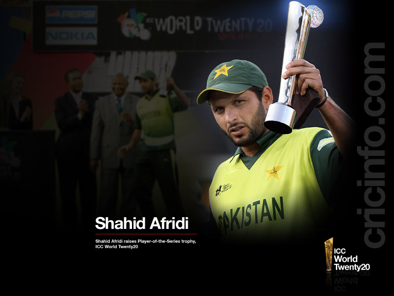 shahid afridi wallpapers. Shahid Afridi with the