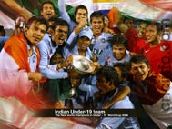 Victorious Indian Under-19 Team