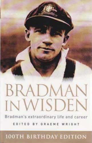 Cover image of <i>Bradman in Wisden</i>