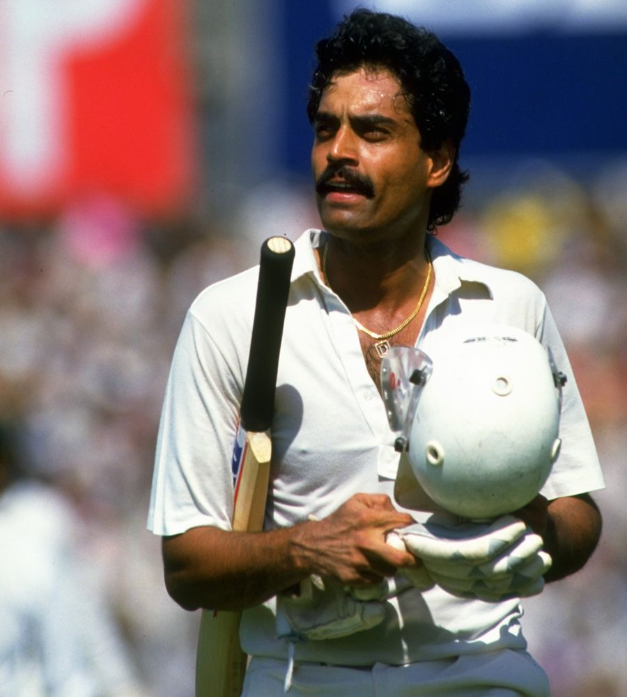 Dilip Vengsarkar: the first person to score three centuries in successive Lord's Tests
