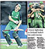 Ireland's World Cup win over England made the front page of the <i>Irish Independent</i>
