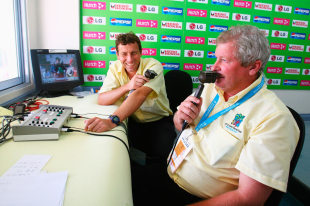 In Test match commentary, the conversation can dart here and there