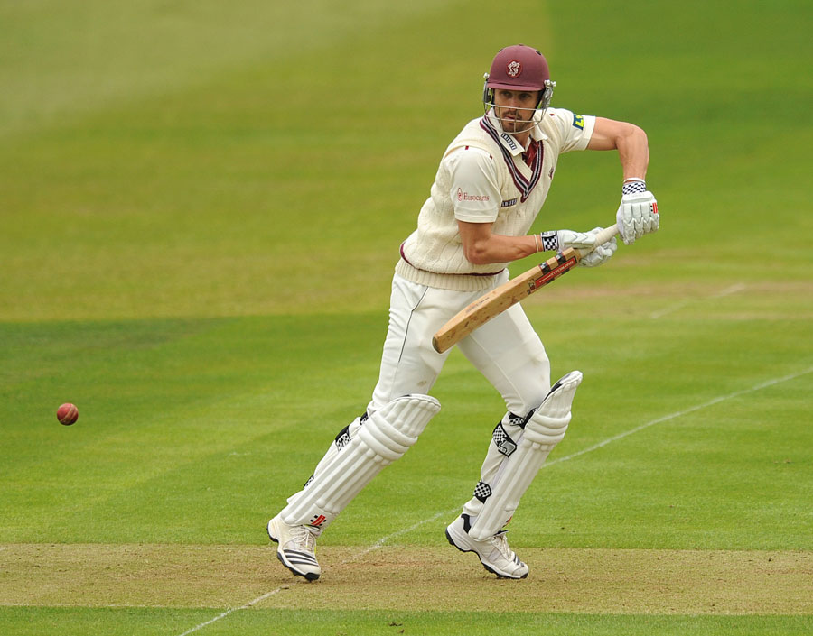 Nick Compton made a half-century before lunch, Somerset v Warwickshire, County Championship, Division One, Taunton, 1st day, April 25, 2013