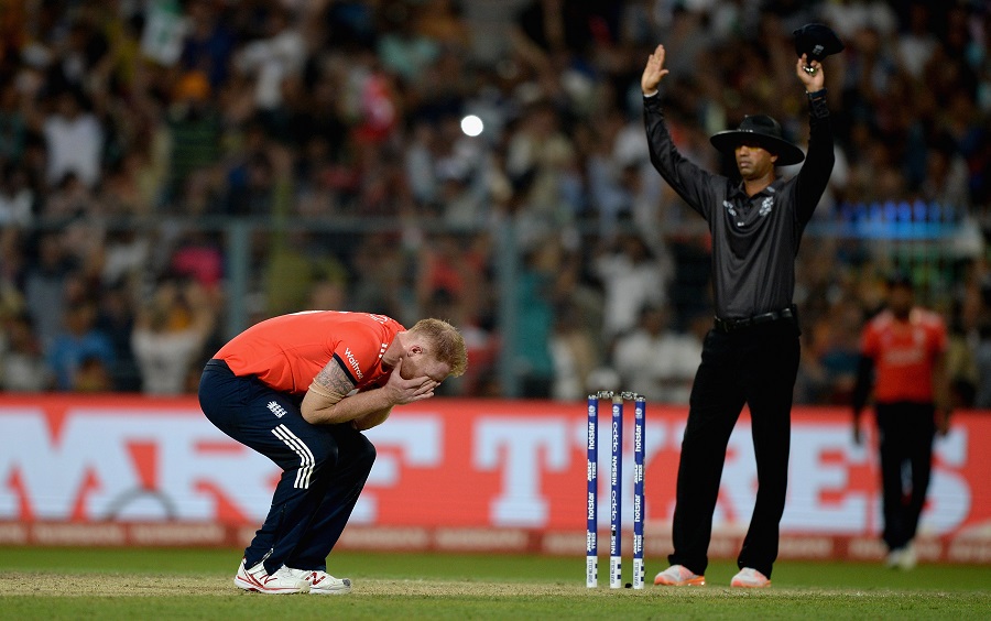 Ben Stokes, the bowler who was given the final over, was left absolutely distraught