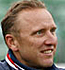 Allan Donald plays rugby on the outfield at Chester-le-Street